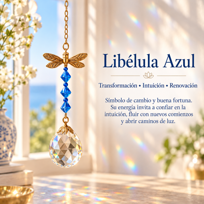Libelula azul