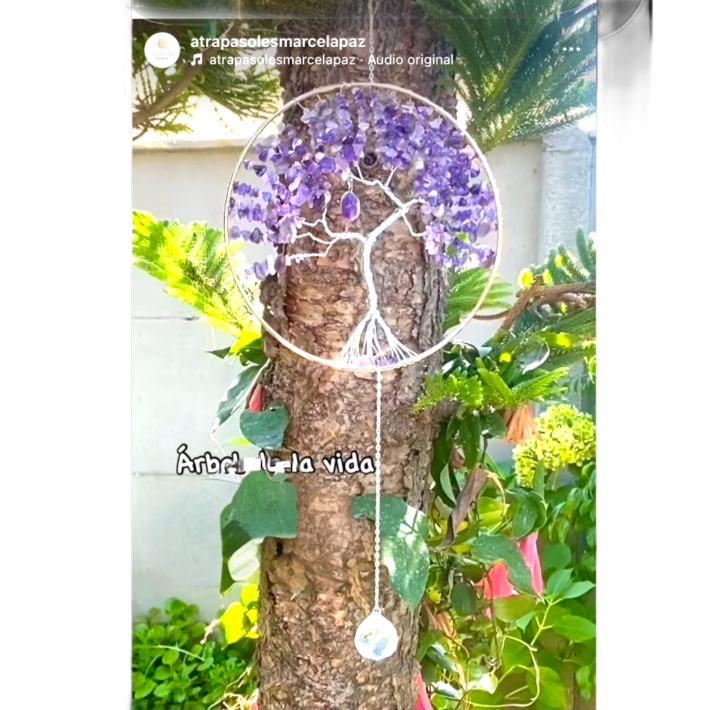 Árbol de la vida cuarzo amatista