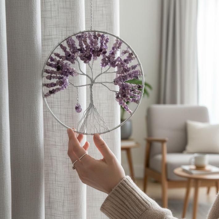 Árbol de la vida cuarzo amatista