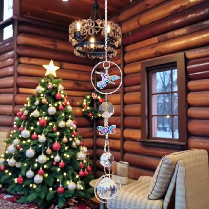 Luz de colibrí y libelula