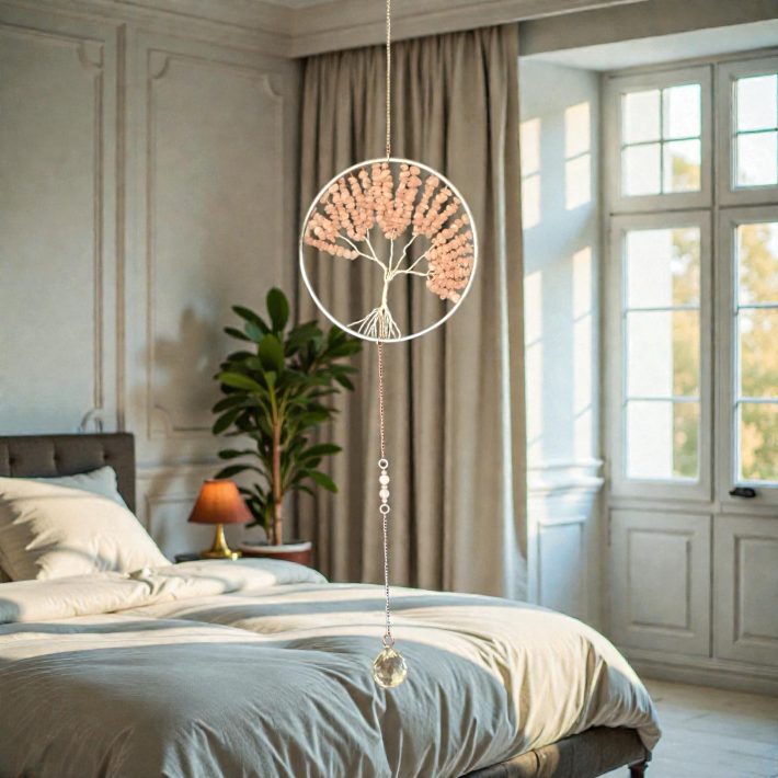 Arbol de La Vida Cuarzo Rosa