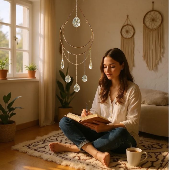 Atrapasol luna de cristal