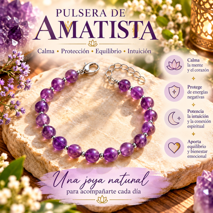 Pulsera de amatistas