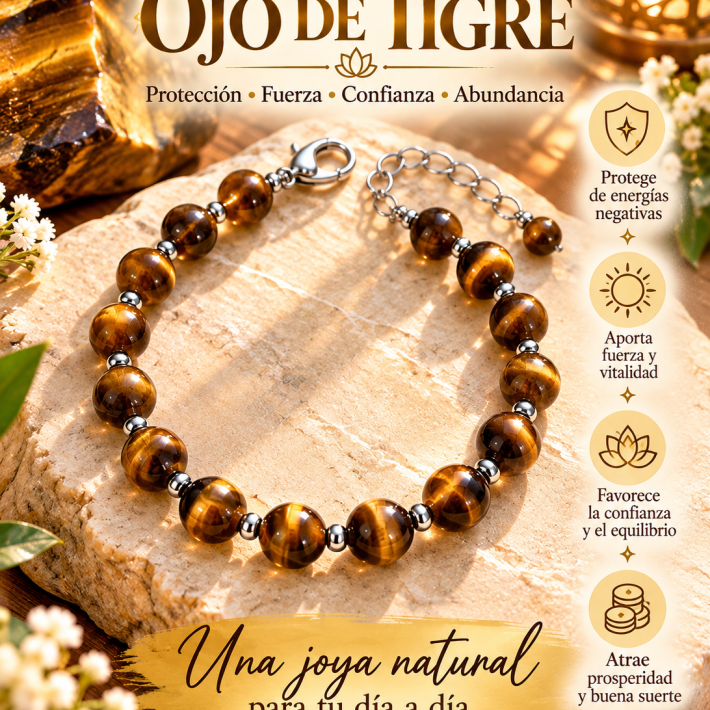 Pulsera ojo de tigre