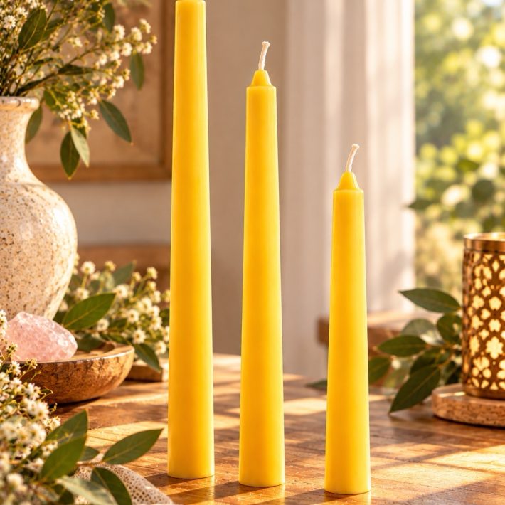 Velas de Cera de Abeja